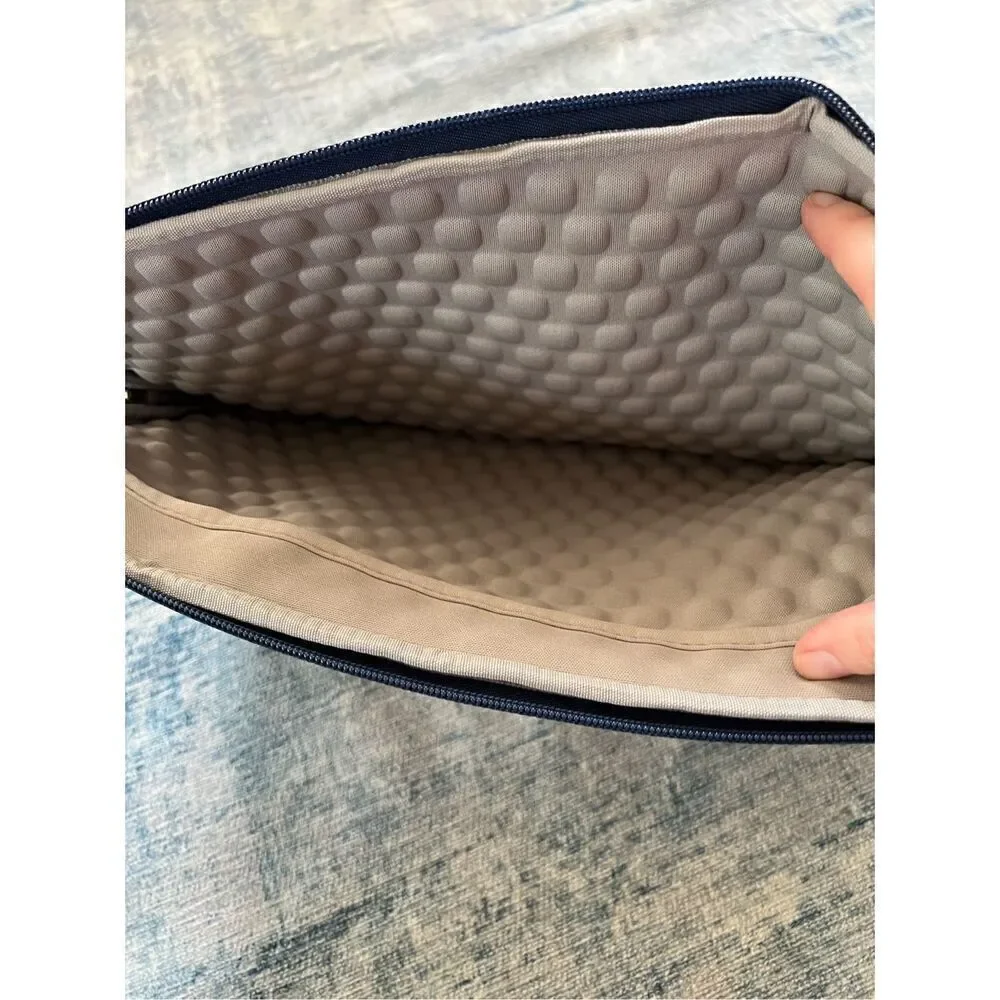 Mosiso Blue Laptop Ipad Zippered Sleeve Bag with Carry Handle